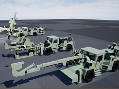 Тренажер виртуальной реальности рудничная шахта (рудник), машины