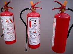 Виртуальный тренажер устранение пожара в проходке, огнетушитель